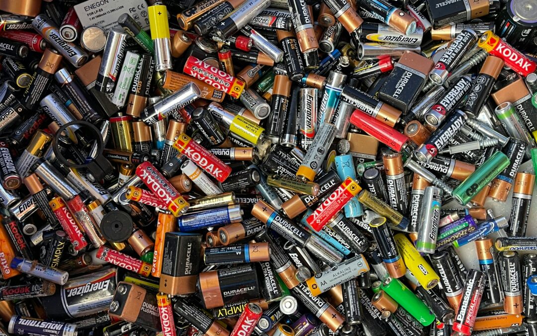 Batteries are not allowed in rental dumpsters